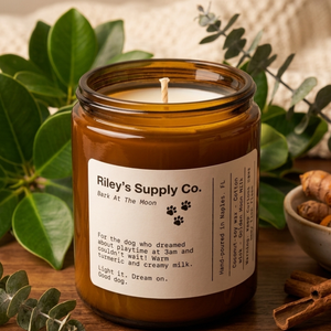 Golden Moon Milk Scented Candle
