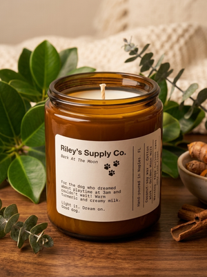 Golden Moon Milk Scented Candle